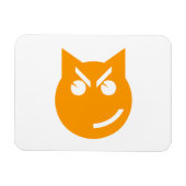Roken van Emoji Cat Magneet (Horizontaal)