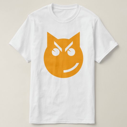 Roken van Emoji Cat T-shirt (Design voorkant)