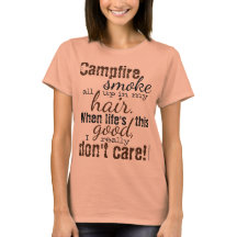 Roken van kampvuur in mijn haarkampeerglamping