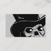 Roken van piraat of schedel Cigar Personal Corpora Visitekaartje (Achterkant)