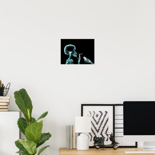 roken van röntgenposter poster (Thuiskantoor)