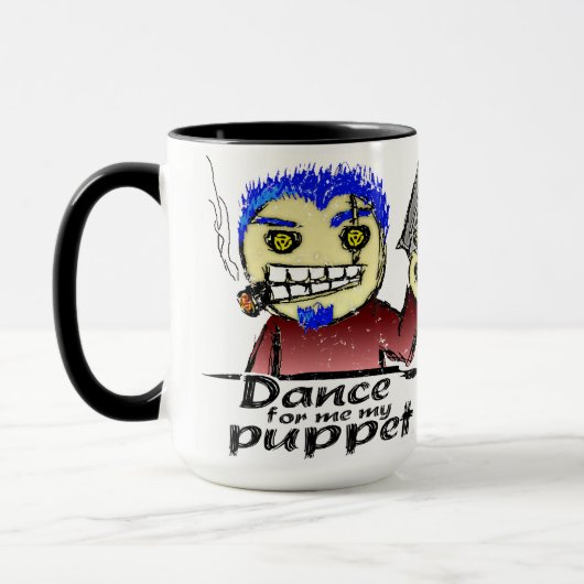 Roken van varkens met een Pistool Mok (Links)