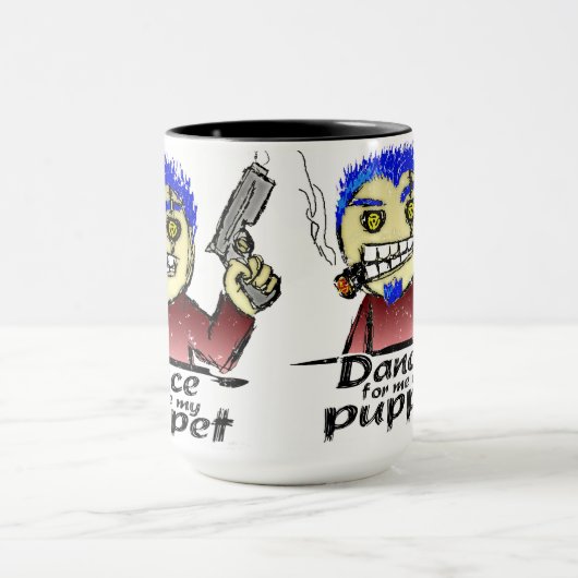 Roken van varkens met een Pistool Mok (Midden)