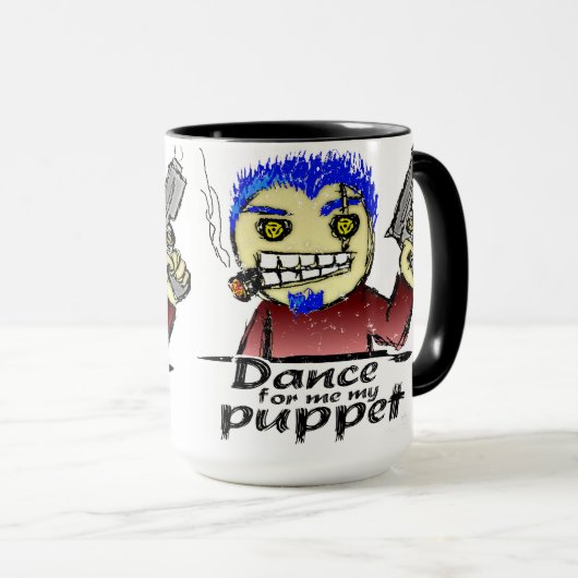 Roken van varkens met een Pistool Mok (Voorkant rechts)