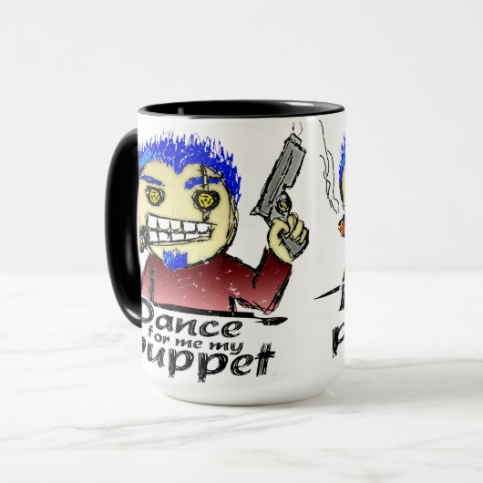 Roken van varkens met een Pistool Mok (Voorkant links)