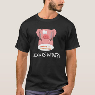 Roken van Vlees Bacon Is Wat Grillen van Varkensvl T-shirt