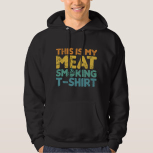 Roken van vlees BBQ Barbecue Roker Grill Grilleren Hoodie