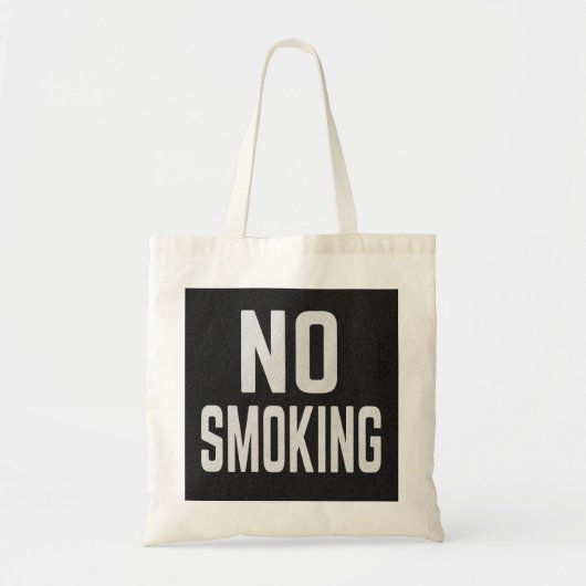 Roken Verboden Tote Bag (Voorkant)