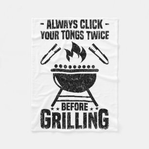 Roken Vlees BBQ Grillen Roker Gerookt Vlees 1 Fleece Deken