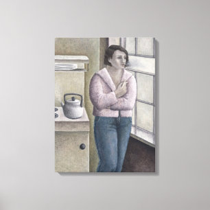 Roken vrouwen 1996 canvas afdruk