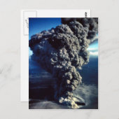 Roken vulcano briefkaart (Voorkant / Achterkant)