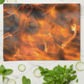 Roken Vuurbranden Theedoek (Gevouwen)