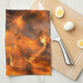 Roken Vuurbranden Theedoek (Quarter Fold)
