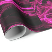 Roken, warm roze zwart, abstract ontwerp cadeaupapier (Rol Hoek)