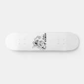 Roken Wolf Schaats Deck Persoonlijk Skateboard (Horizontaal)