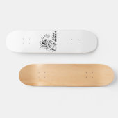 Roken Wolf Schaats Deck Persoonlijk Skateboard (Horizontaal)