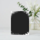roken zwart briefkaart (Staand voorkant)