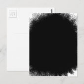 roken zwart briefkaart (Voorkant / Achterkant)