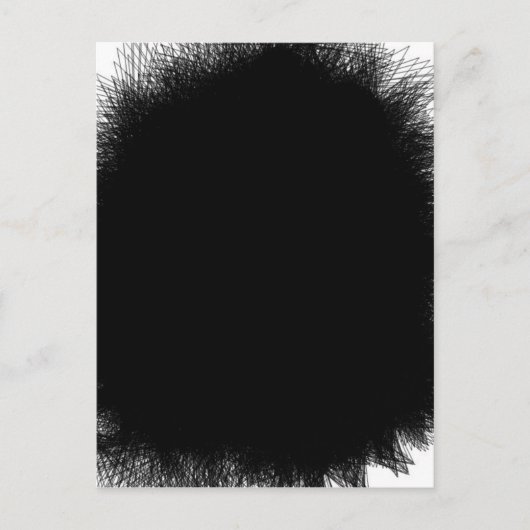 roken zwart briefkaart (Voorkant)