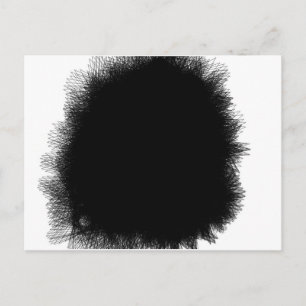 roken zwart briefkaart