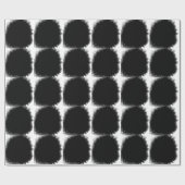 roken zwart cadeaupapier (Vlak)