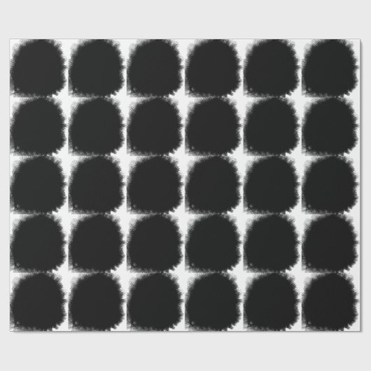 roken zwart cadeaupapier (Vlak)