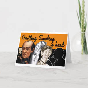 Rokend maken is moeilijk - Wenskaart Kaart