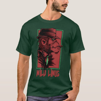 Rokende aap van Wild Linus Duitsland vrienden T-shirt