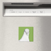 Rokende duivenmagneet | Bizar, eigenzinnig en leuk Magneet (Insitu (Vaatwasser))