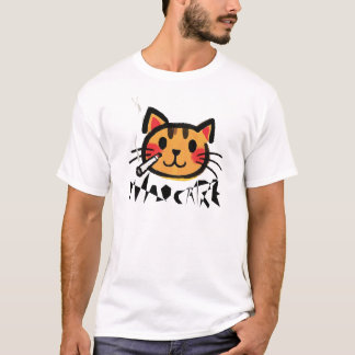 Rokende kat t-shirt