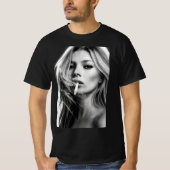 Rokende Kate Iconische Pose Klassiek T-Shirt (Voorkant)