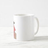 Rokende mopshond mok (Voorkant rechts)