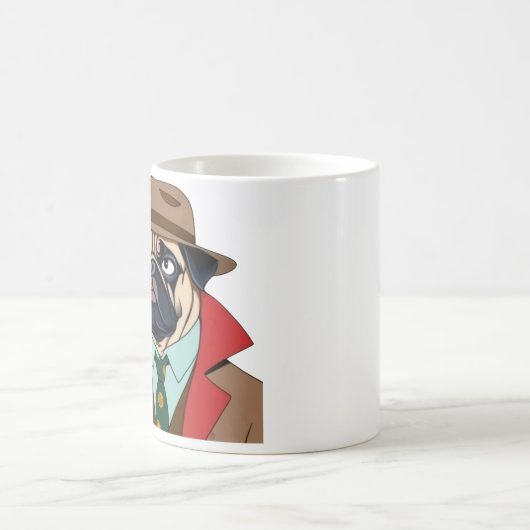 Rokende mopshond mok (Center)