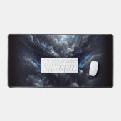 Rokende Muismat met Blauwe Ogen Bureaumat (Keyboard & Muis)