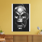 ROKENDE SCHEDEL CANVAS (Insitu (Woonkamer))