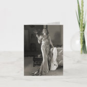 "rokende vrouw" Kaart (Voorkant)