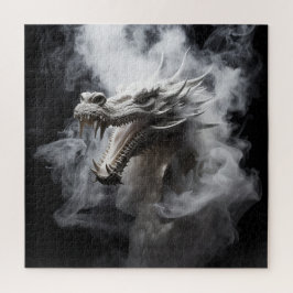 Rokende Witte Draak Legpuzzel
