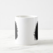 rokende zwarte en duisternis in menselijk hart koffiemok (Center)