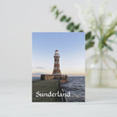 Roker Lighthousem, Sunderland uk Briefkaart (Staand voorkant)