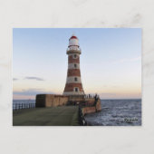 Roker Lighthousem, Sunderland uk Briefkaart (Achterkant)