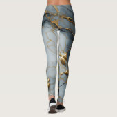 Roker Onyx Marmer met Gouden Aders Leggings (Achterkant)