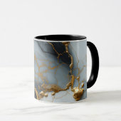 Roker Onyx Marmer met Gouden Aders Mok (Voorkant rechts)
