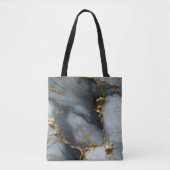 Roker Onyx Marmer met Gouden Aders Tote Bag (Voorkant)