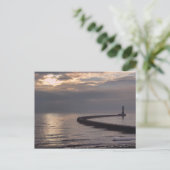 Roker Pier Sunderland Briefkaart (Staand voorkant)