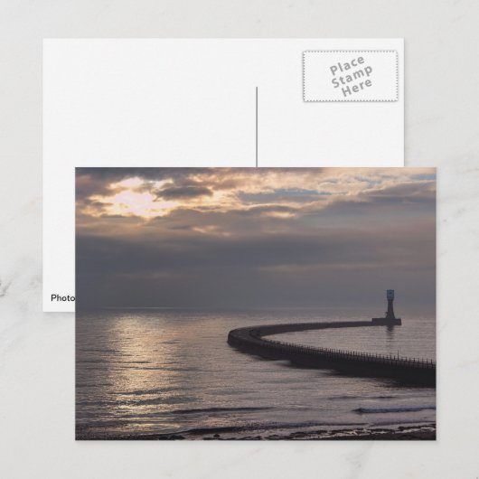 Roker Pier Sunderland Briefkaart (Voorkant / Achterkant)
