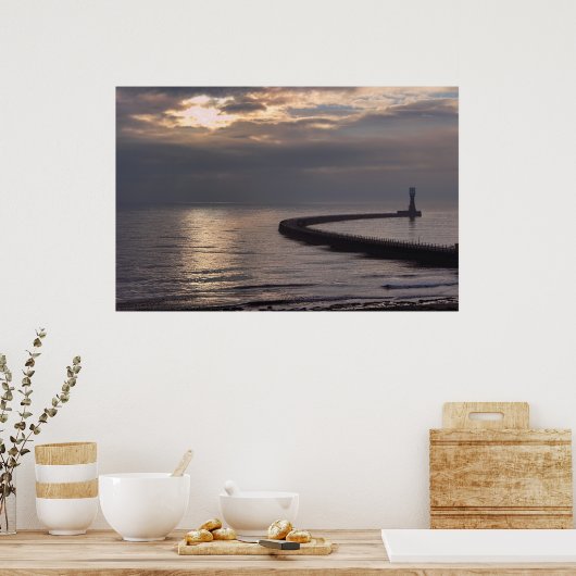 Roker Pier Sunderland Poster (Keuken)
