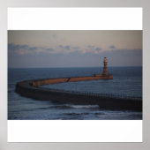 Roker Pier Sunderland Print (Voorkant)