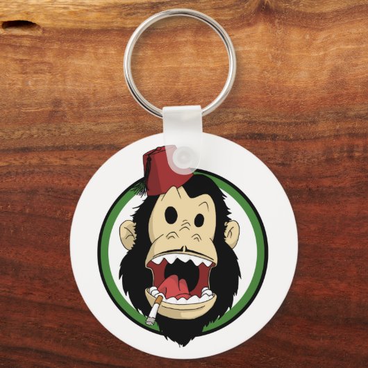 rokeraap sleutelhanger (Voorkant)