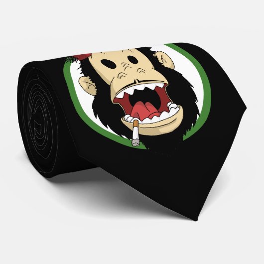 rokeraap stropdas (Opgerold)