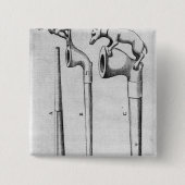 Rokerbuizen Vierkante Button 5,1 Cm (Voorkant)